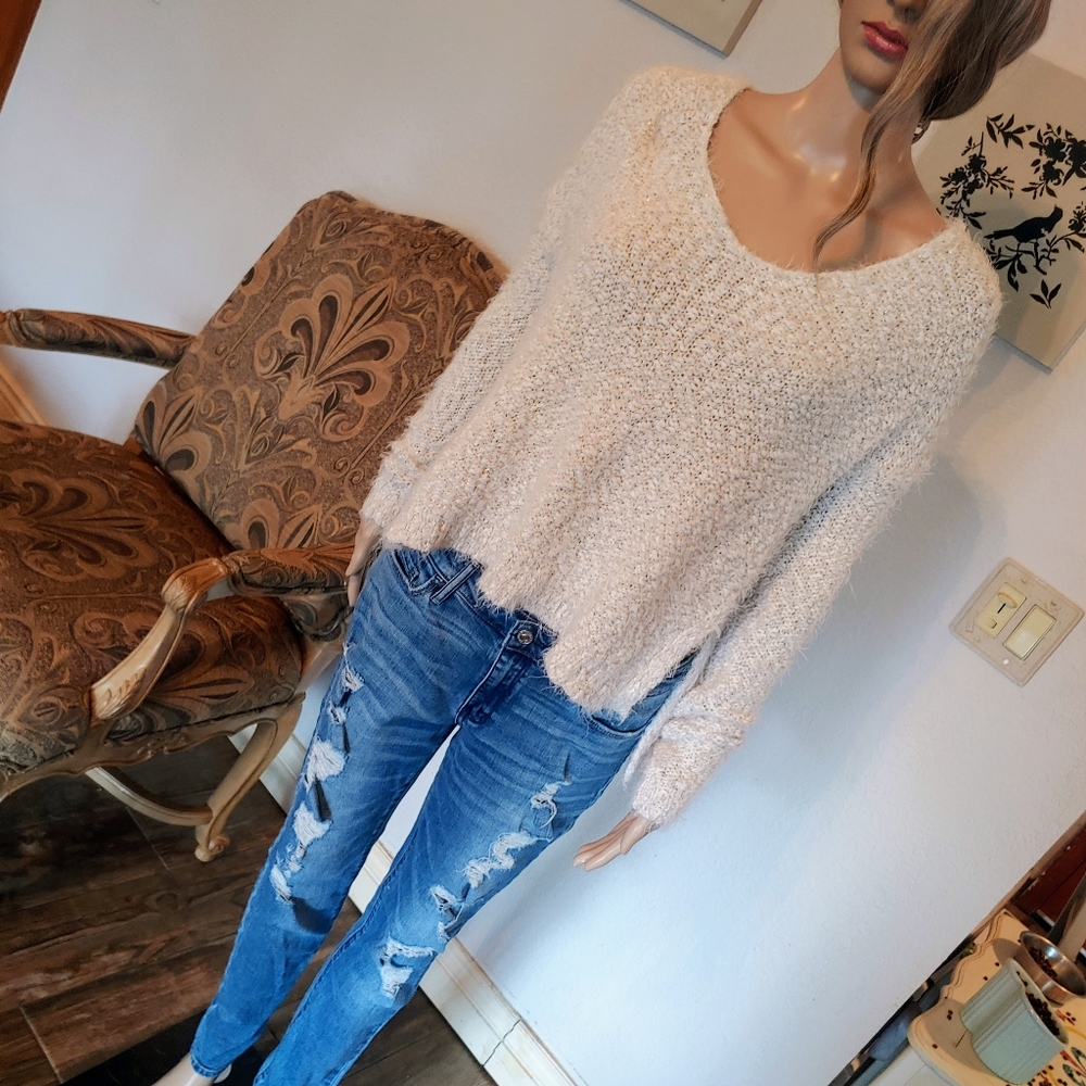 NWOT Abercrombie&Fitch faux mohair sweater